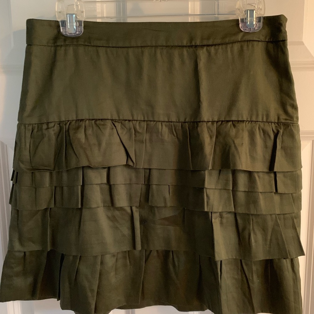 Dark olive green skirt